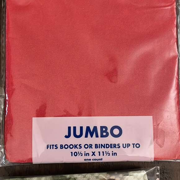 STRETCHABLE BOOK COVER Set of 6: 4 jumbo, 2 standard NWT - Picture 4 of 10